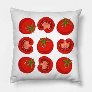 Ripe Red Tomatoes Pillow