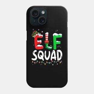 Elf Family Christmas Matching Pajamas Xmas Elf Squad Phone Case