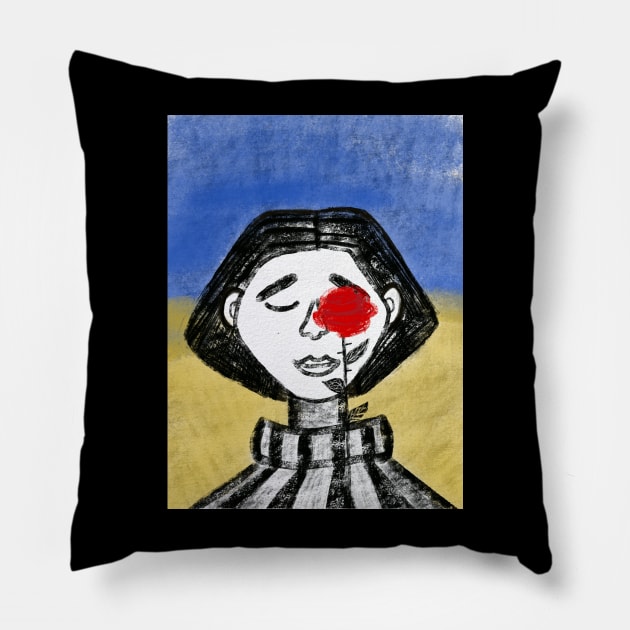 Support Ukraine custom art Pillow by Nastya Li