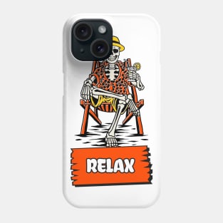 Relax Skeleton Phone Case