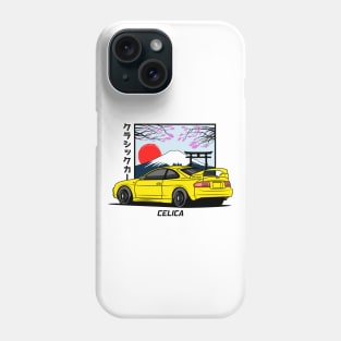 GT4 Yellow Celica GT-Four Phone Case