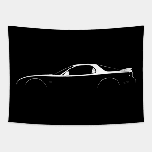 Mazda RX-7 (FD) Silhouette Tapestry