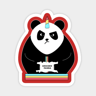 ANGRY UNICORN PANDA Magnet