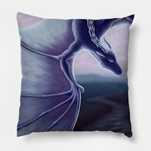 Blue Dragon Pillow