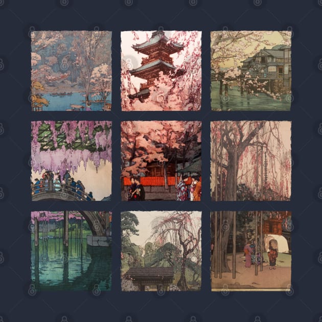 Ukiyo-e Collage: Hiroshi Yoshida by Merch Sloth