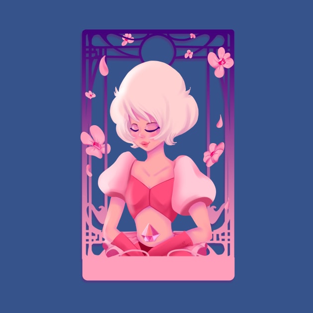 pink diamond steven universe art novue by koneko