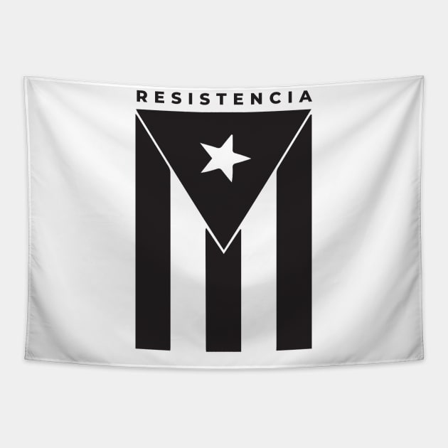 Resiste Boricua Puerto Rico Fuerza Resistencia Tapestry by PuertoRicoShirts