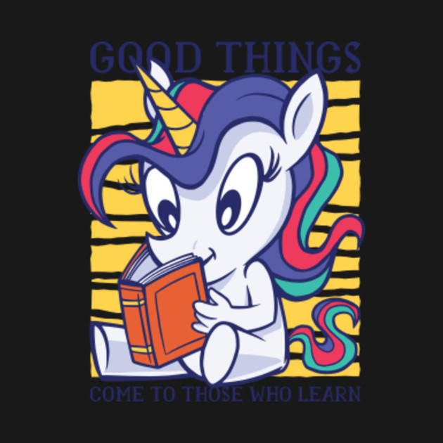 Disover unicorn reading - Unicorn Reading Book - T-Shirt