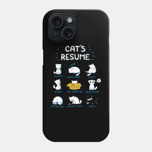 Cat's Resume Phone Case