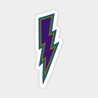 Purple Lightning Bolt Magnet