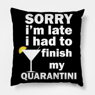 quarantini Pillow