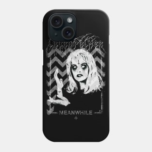 Laura Palmer is Dead, Black Metal, Retro, Vintage Tshirt, Meanwhile, Horror Tshirt, Halloween Sweatshirt, Grunge Distressed Design, Black and white sticker Phone Case