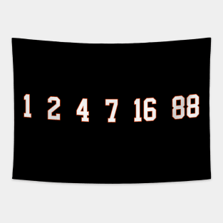 Flyers Retired Numbers Tapestry