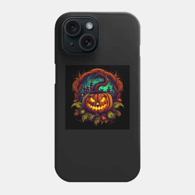 Halloween City Phone Case by Riverside-Moon