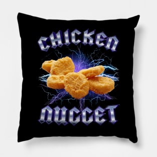 Tender Chicken Nugget Love, Tee Triumph for Culinary Aficionados Pillow