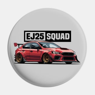 Subaru WRX STI Car Art - Impreza EJ25 Widebody Modified JDM Car Pin