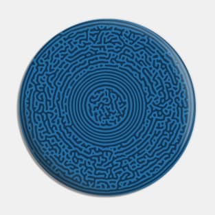 Circular Turing Pattern (Blue) Pin