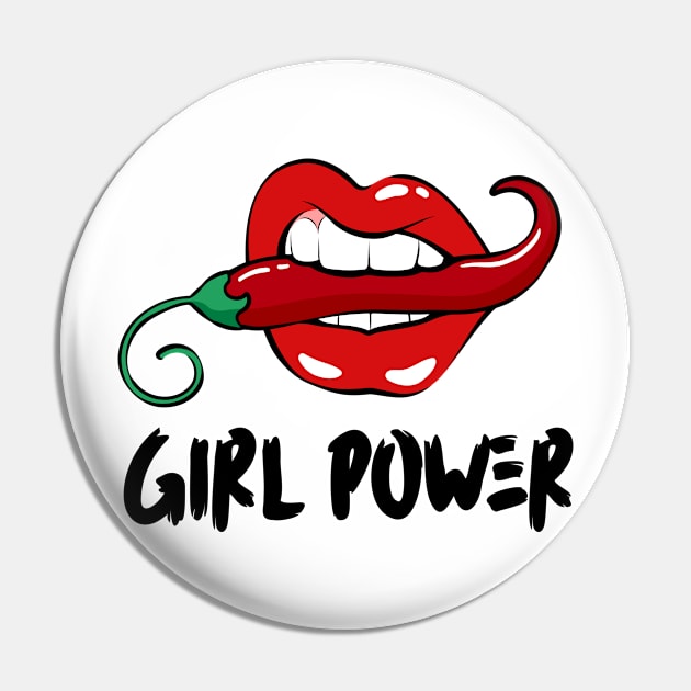 Girl Power, Strong women, inspirational, gift for her Pin by twitaadesign