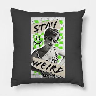 🔴 Stay Weird 🌈 Pillow