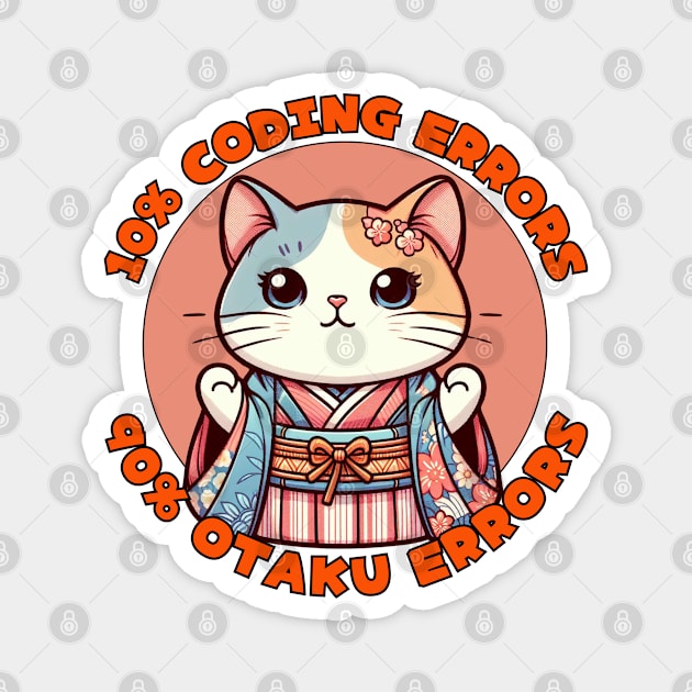 Maneki Neko Programmer Magnet by Japanese Fever