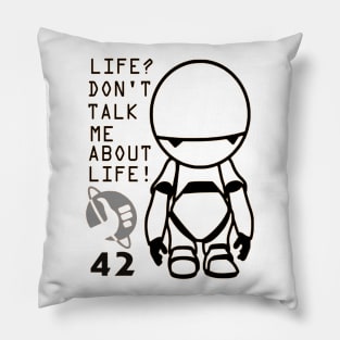 Marvin - Hitchhiker's Guide to the Galaxy Pillow
