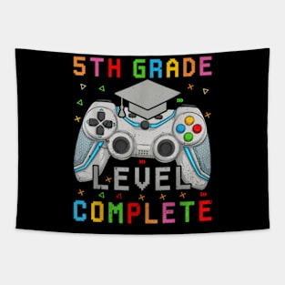 5Th Grade Level Complete Gamer Class Of 2024 Graduation Tapestry