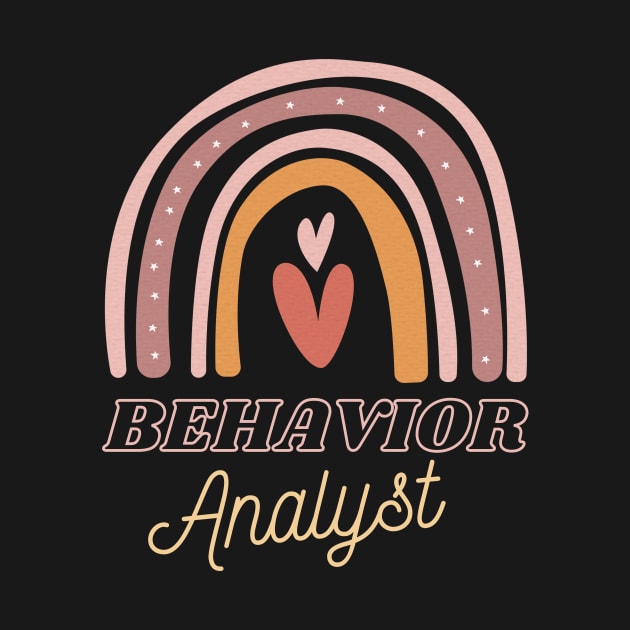 Behavior Analyst apparel or gift for every BA, BCBA or ABA Therapy student. Behavior Analyst appreciation gift by The Mellow Cats Studio