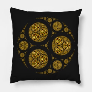 Apollonian Gasket Fractal 002 Pillow