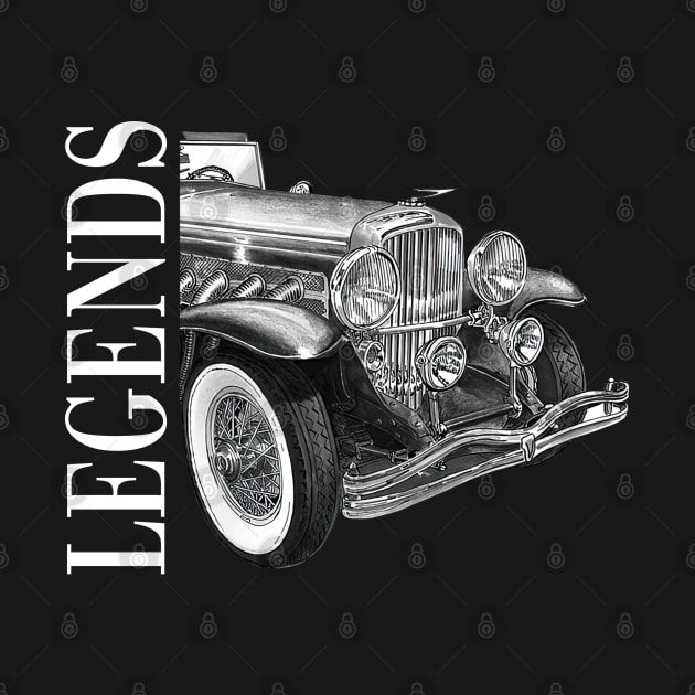 Duesenberg Model J (1928–1937) Vintage Car Awesome by Silly Picture