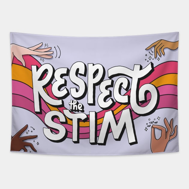 Respect The Stim Tapestry by theautisticlife