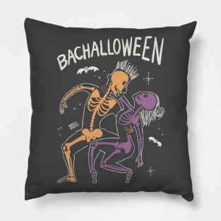 Bachalloween - Dancing bachata in halloween Pillow