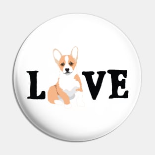 Pembroke Welsh Corgi Puppy LOVE Pin