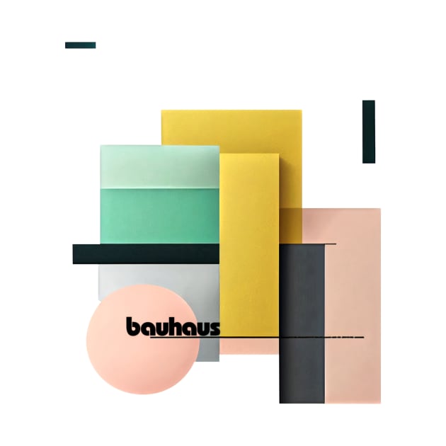 Bauhaus Painted in Pastels by KOTOdesign