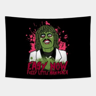 Old Gregg - Easy Now Fuzzy Little Man Peach Quote Tapestry