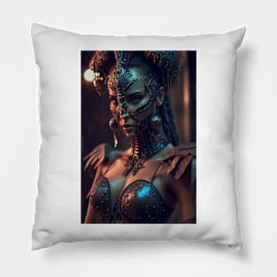 Strong Female Warrior Pillow