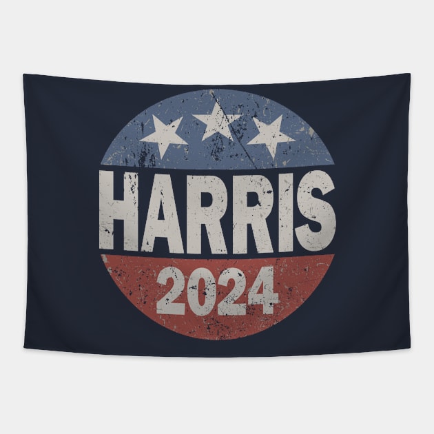 Vintage Kamala Harris 2024 Tapestry by Etopix