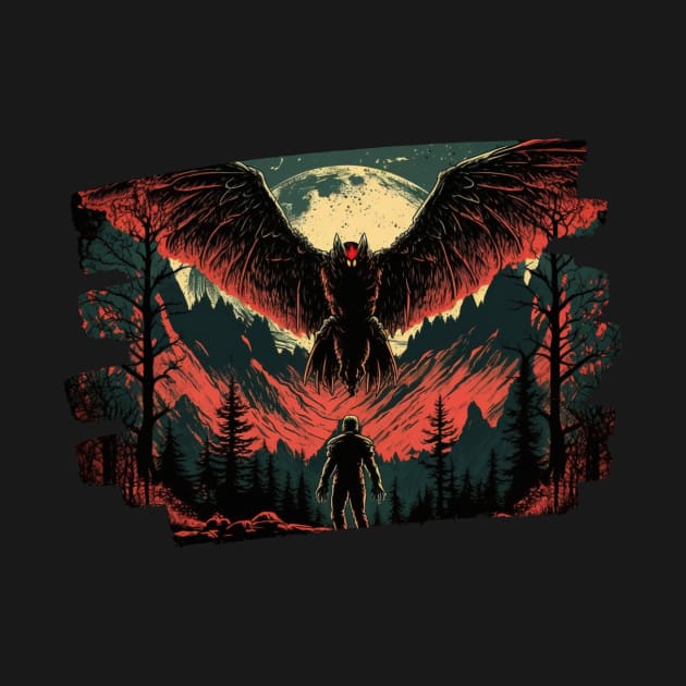 Mothman Arrival by soulfulprintss8