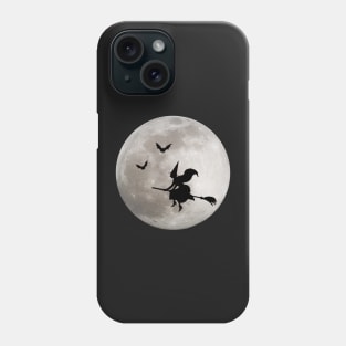 Halloween Full Moon Spooky Witch Phone Case