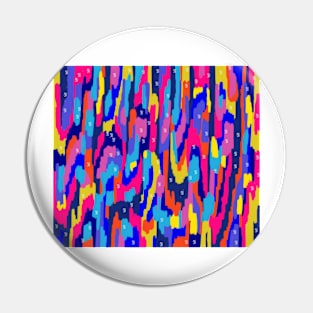 Coloring Box Abstract Print Pin