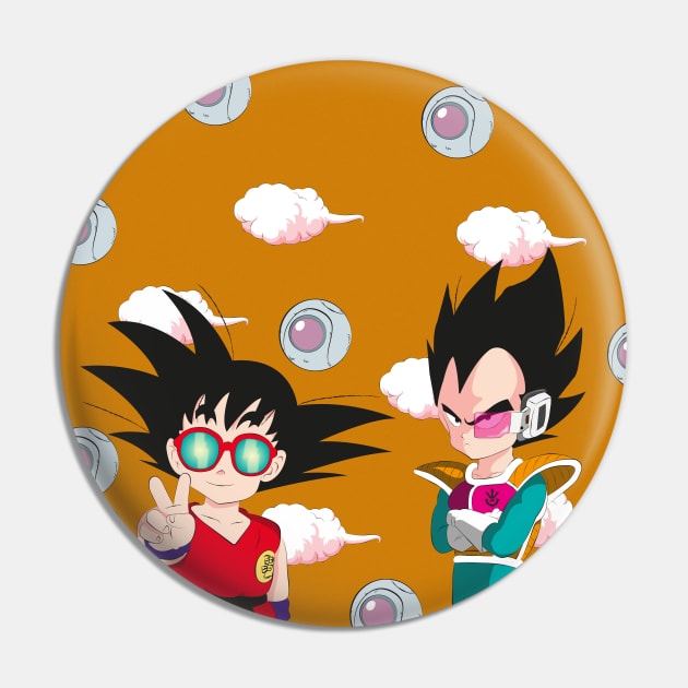 Dragon Ball Pin by T2winsdesign