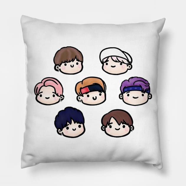 BTS Chibi - Bts - Pillow