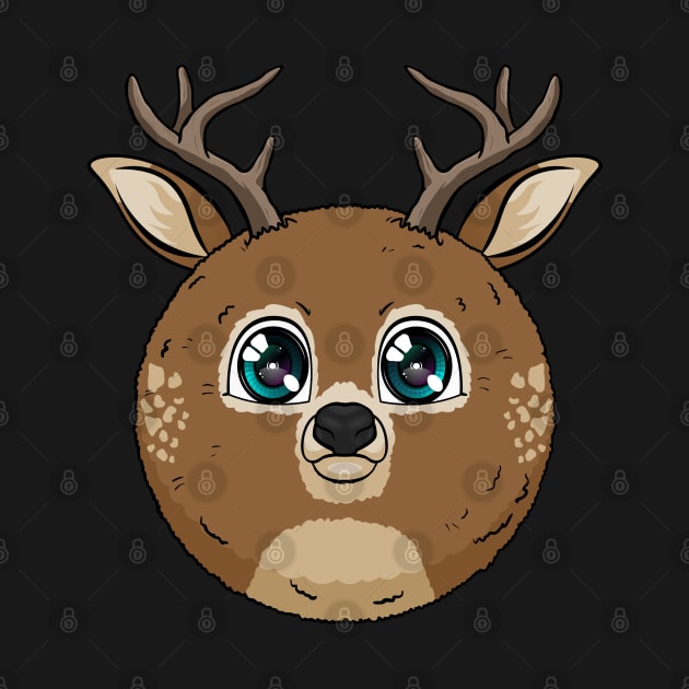 Deer Fluffball by Chimera Cub Club