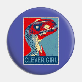 CLEVER GIRL DINO Pin