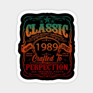 Vintage 1989 Limited Edition 35 Year old 35th Birthday Magnet