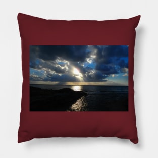 May God shine His light on You . Pillow