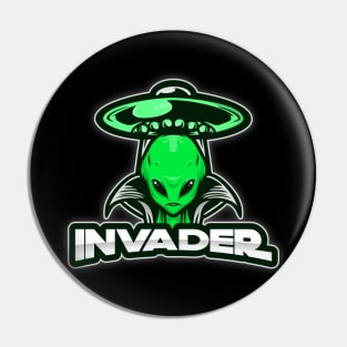 Alien Invader Pin