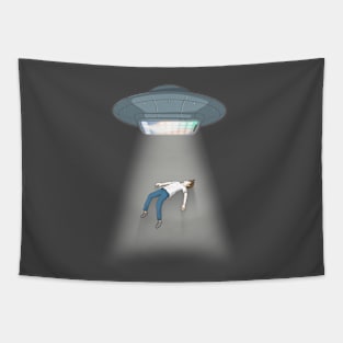 UFO Abduction Tapestry