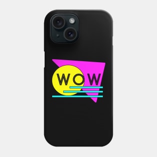 Wow Bright Retro Geometric Shapes Phone Case