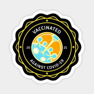 Fight Coronavirus and Covid 19 - Get Vaccinated! Magnet