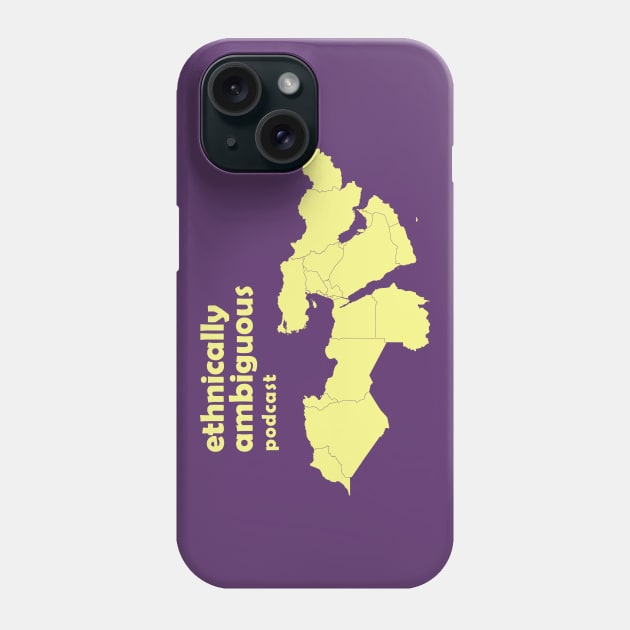 Middle East Map Phone Case by Ethnically Ambiguous